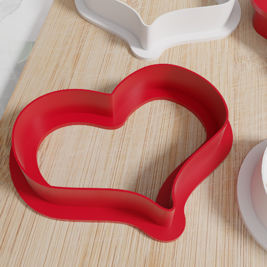 Heart Shape Cookie Cutter Set. Multiple Sizes And Colors. Matches Our Other Heart Shape Cookie Cutters