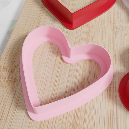 Valentines Cookie Cutters. Set of 6 Unique Heart Valentines Cookie Cutters. Modern Designs, Four Sizes, Tons of Colors!