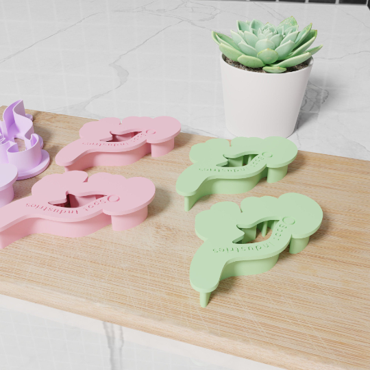 Hadrosaur Cookie Cutter Set. 4 Sizes Tons Of Colors. Hadrosaur Dinosaur Cookie Cutter Matches Our Other Dinos!