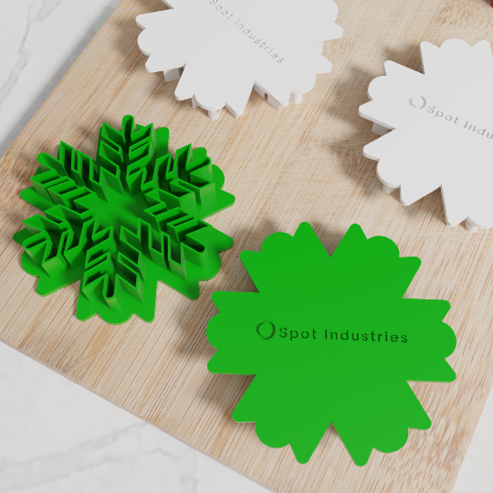 Snowflake Cookie Cutter Set. Multiple Sizes And Colors For Great Snowflake Cookies. Matches Our Other Christmas Cutters!