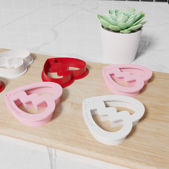 Broken Heart Cookie Cutters. Tons Of Sizes And Colors. Great BFF Cookies With Broken Heart Cookie Cutter!