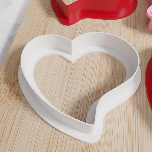 Heart Cookie Cutter. Set of 6, Multiple Sizes And Colors. Matches Our Other Valentine's Cookie Cutters