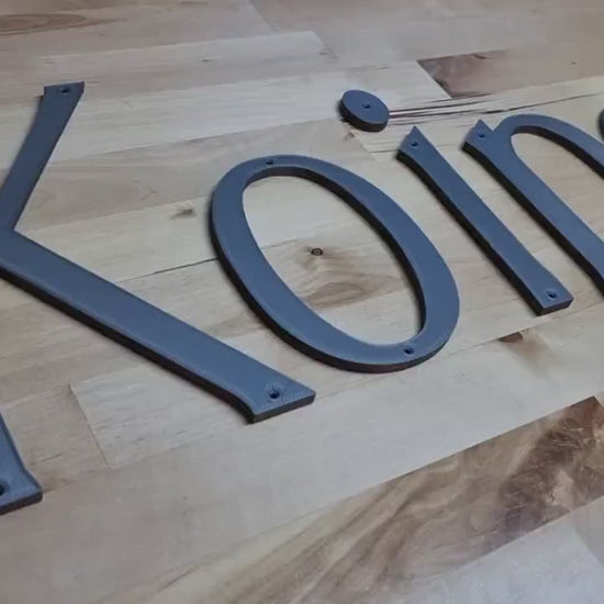 Custom Screw Mount Sign Letters (1/4in). Any Font, Size Or Color. Stunning Screw Mount Sign Letters For Offices, Meeting Rooms & More!