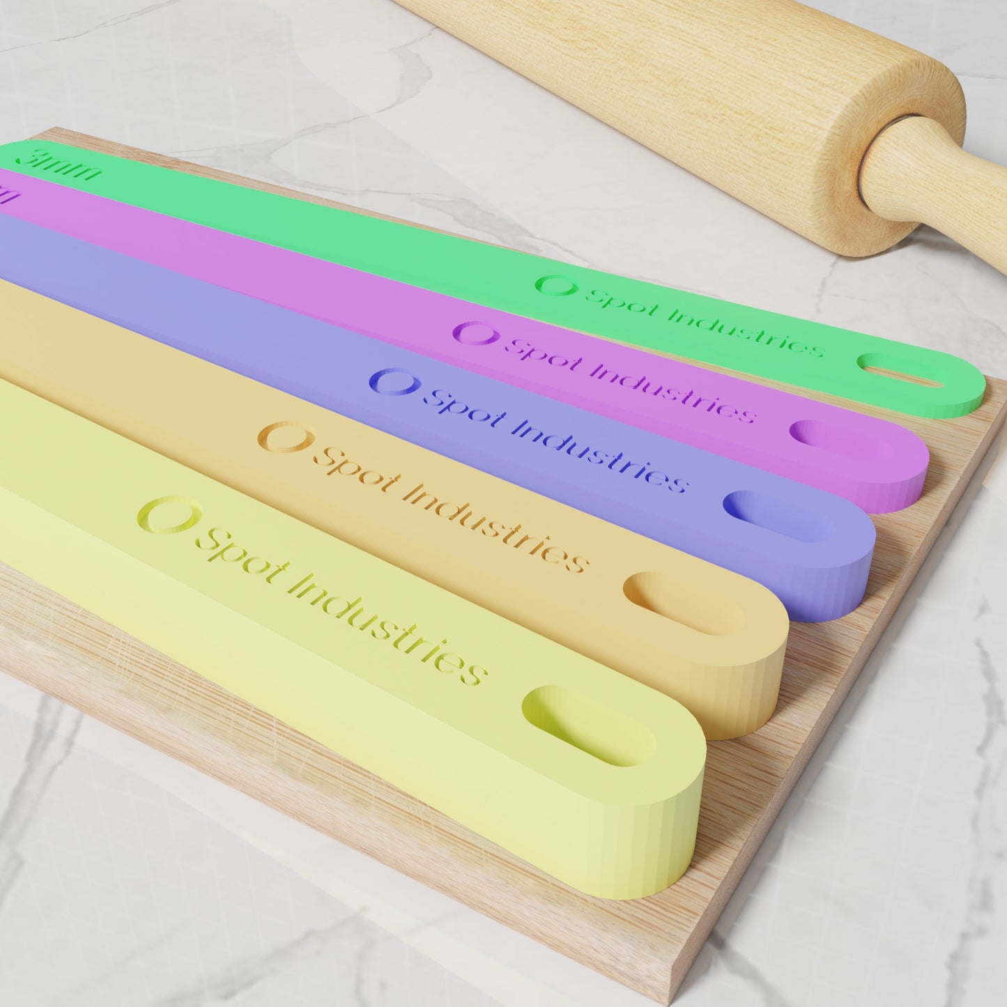 Dough Stick Set (Metric mm). Get The Perfect Height Every Time With Our Eco-Friendly Dough Stick Set