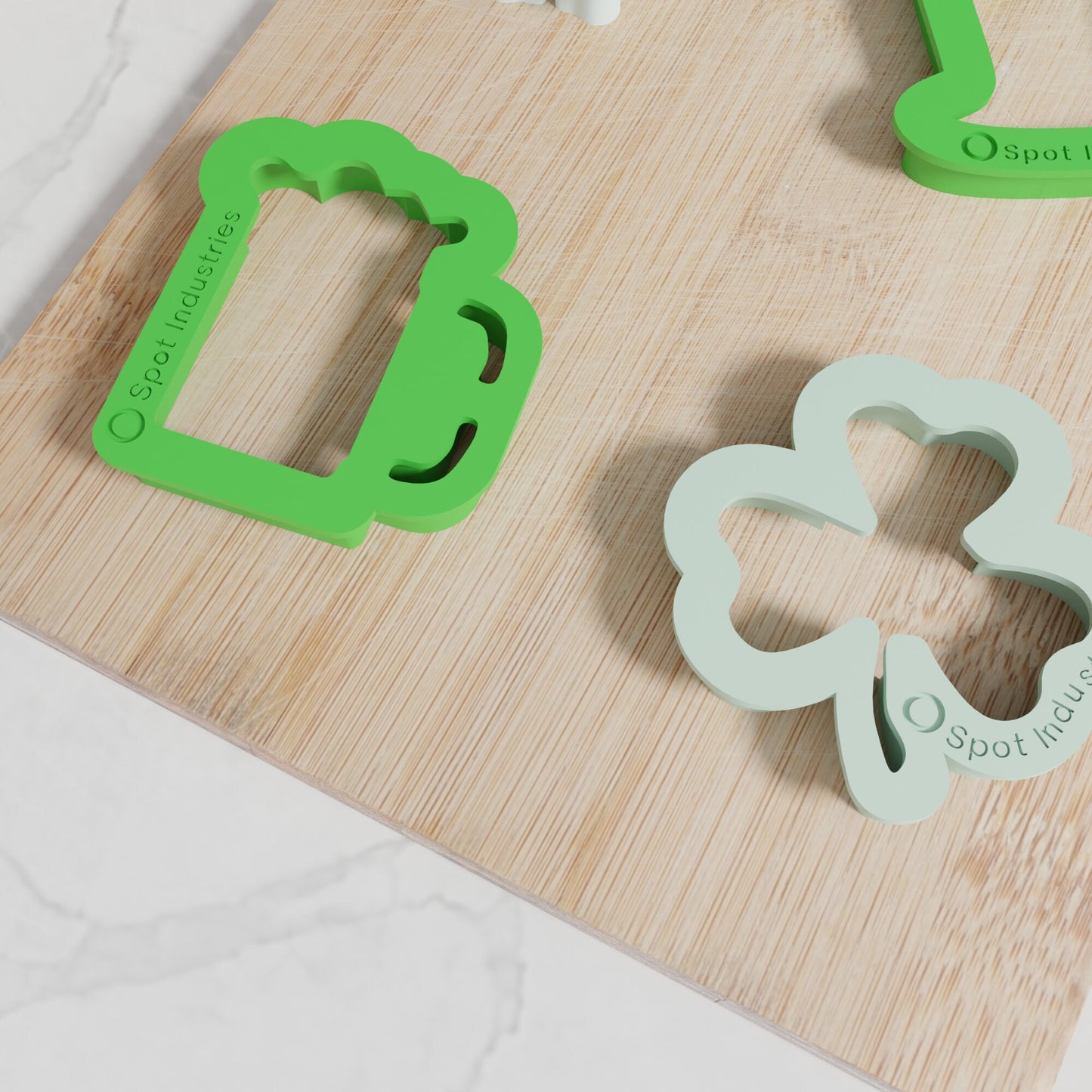 St Patrick's Day Cookie Cutters. Set of 5 Premium St Patrick's Day Cookie Cutters. Four Sizes, Tons Of Colors!