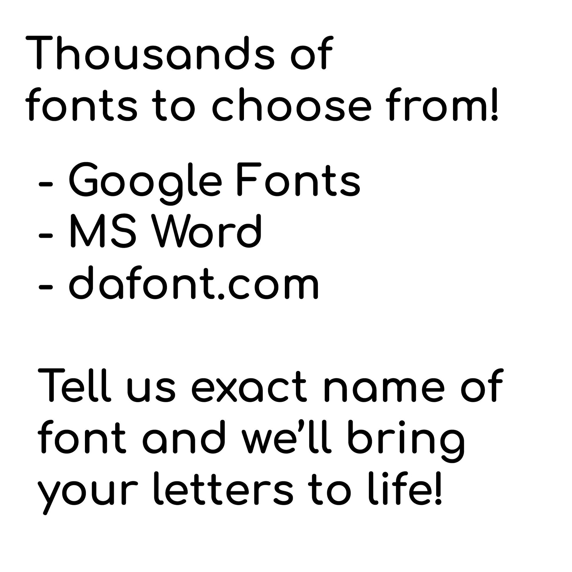 Custom Airbnb Sign Letters. Any Font, Size Or Color. Airbnb Sign Letters Help Your Guests And Save You Time!