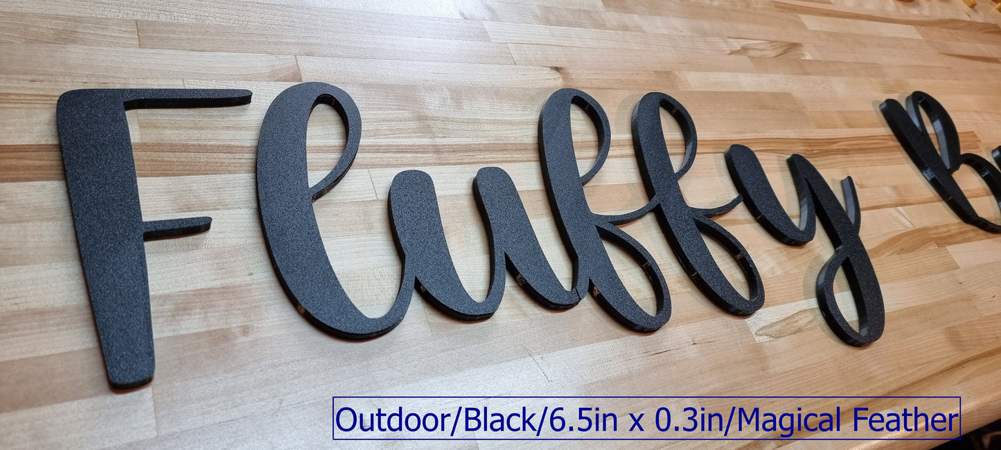 Totally Custom Outdoor Sign Letters. Any Font, Size Or Color. Perfect For Outdoor Use at Home or Any Occasion!
