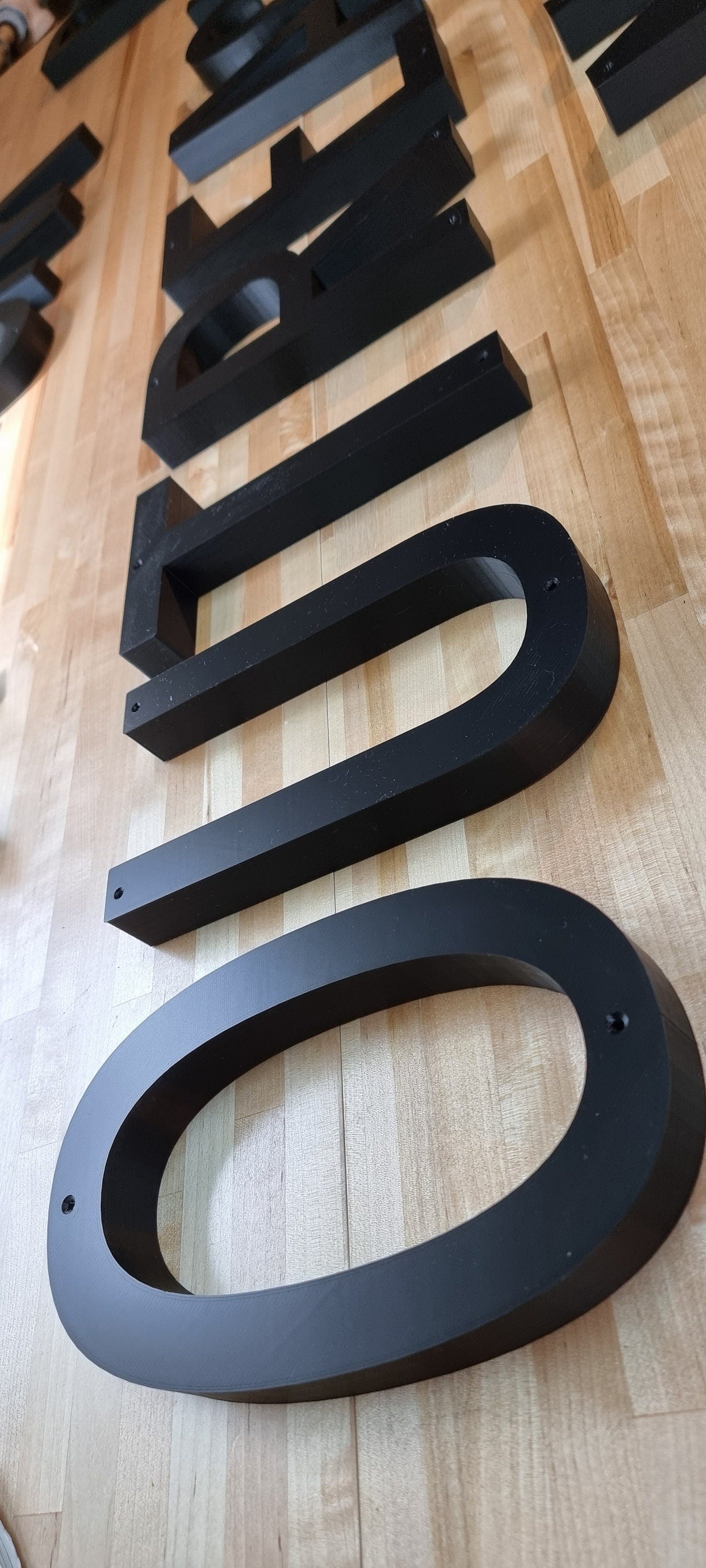 Custom Screw Mount Sign Letters (1in Thick). Any Font, Size Or Color. Stunning Screw Mount Sign Letters For Offices, Meeting Rooms & More!