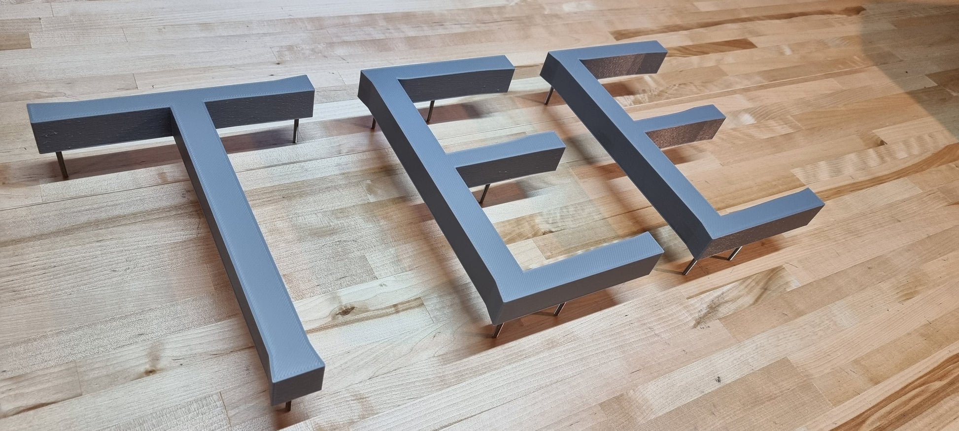 Totally Custom 3D Indoor Sign Letters (Stud Mount). 1 Inch Thick, Any Font, Size or Color! Our 3D Stud Mount Sign Letters Make An Impact