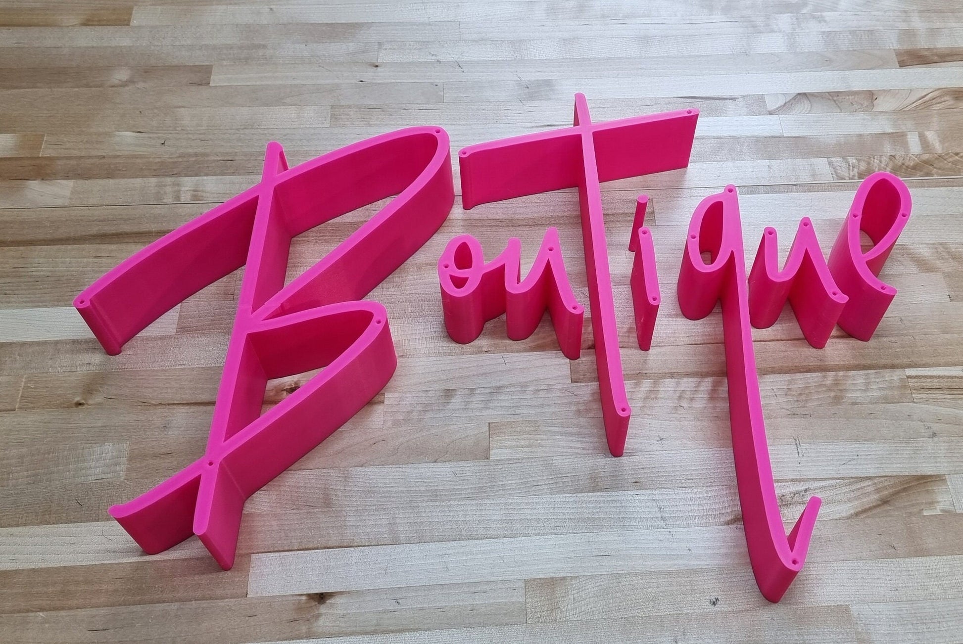 Totally Custom 2 Inch Thick 3D Sign Letters (Screw Mount). Any Font, Size or Color! Indoor. Our 3D Sign Letters Make An Impact