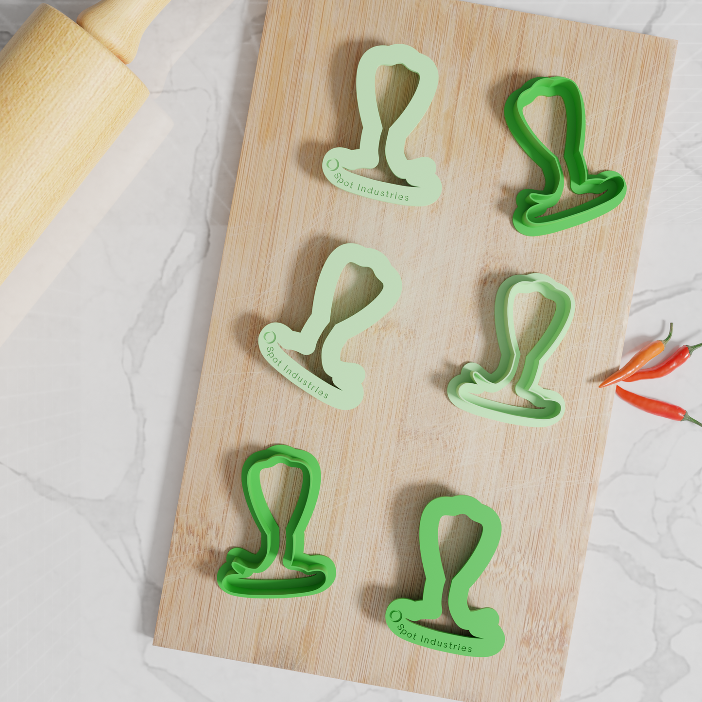 King Cobra Cookie Cutter. Multiple Sizes And Colors. King Cobra Cookie Cutter Matches Our Other Snake Cutters