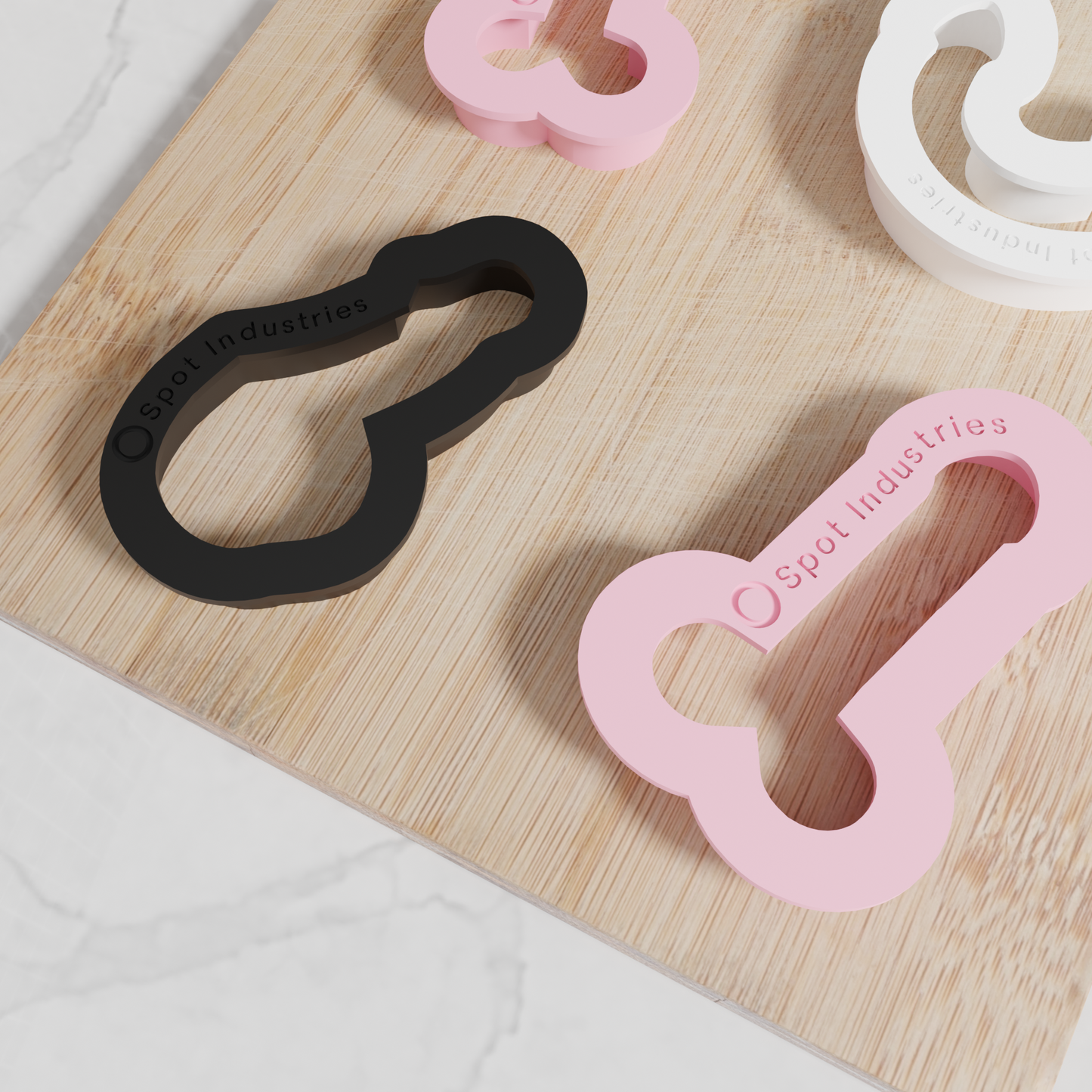 Penis Cookie Cutters. Set of 6 Unique Penis Cookie Cutters. All Designs From Shower To Grower, Four Sizes, Tons of Colors!