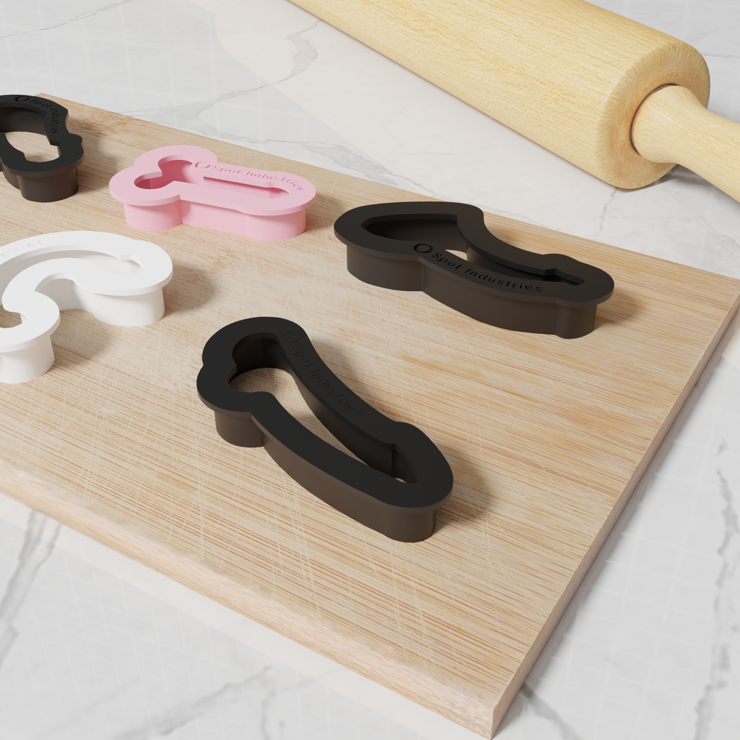 Penis Cookie Cutters. Set of 6 Unique Penis Cookie Cutters. All Designs From Shower To Grower, Four Sizes, Tons of Colors!