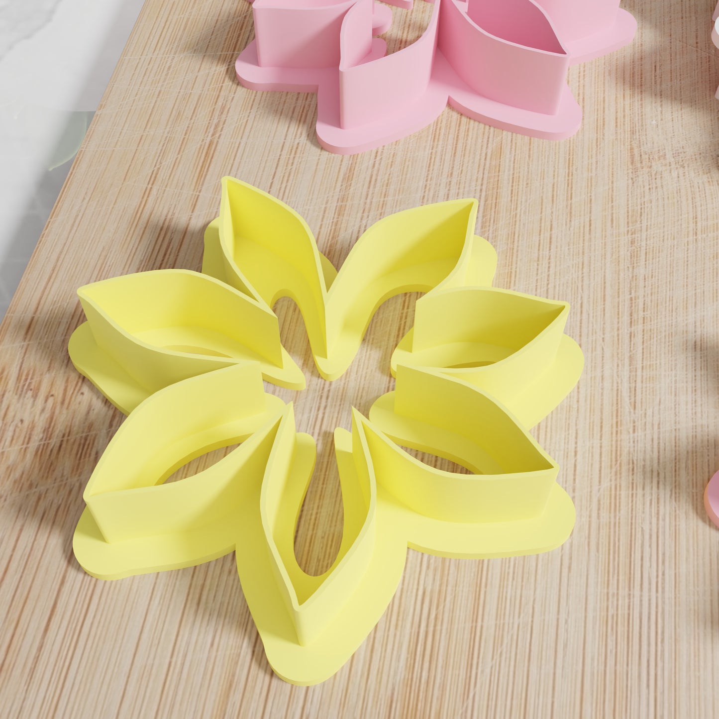 Easter Lily Cookie Cutter Set. Matches Others In Our Easter Collection. Modern Stylish Easter Lilly Cookie Cutter